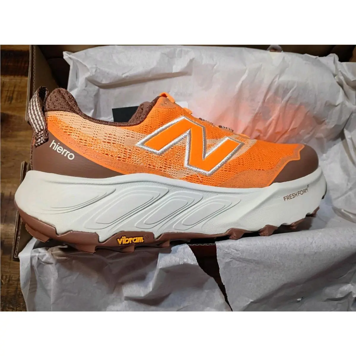 New Balance shoes - New Balance Fresh Foam X Hierro v9 - WTHIERG9 - Orange (UPC: 197967690174) 4