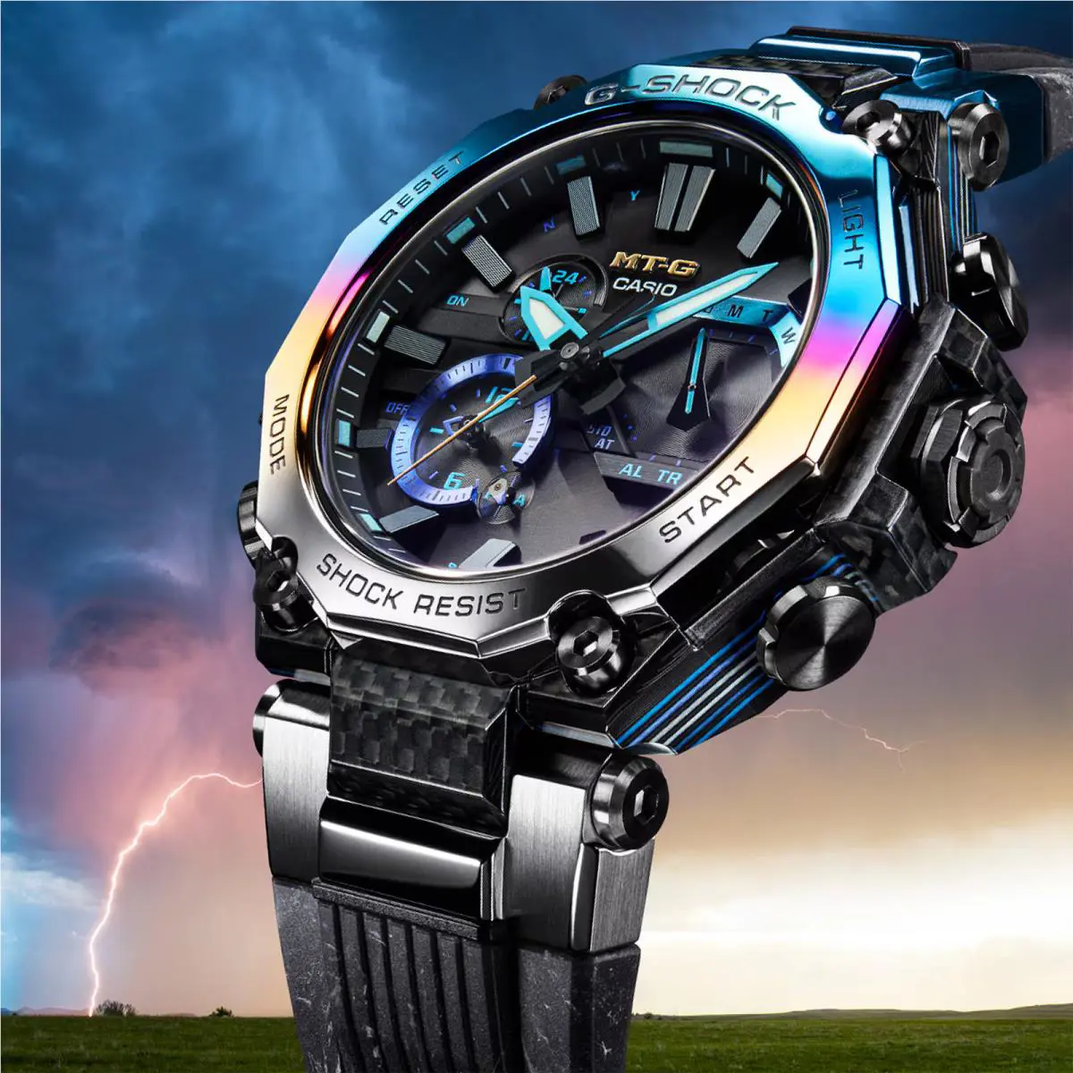 G-shock Mtg Storm Chaser Lmt Edtn Triple G Solar Mens Watch MTGB2000YST-1 by Casio