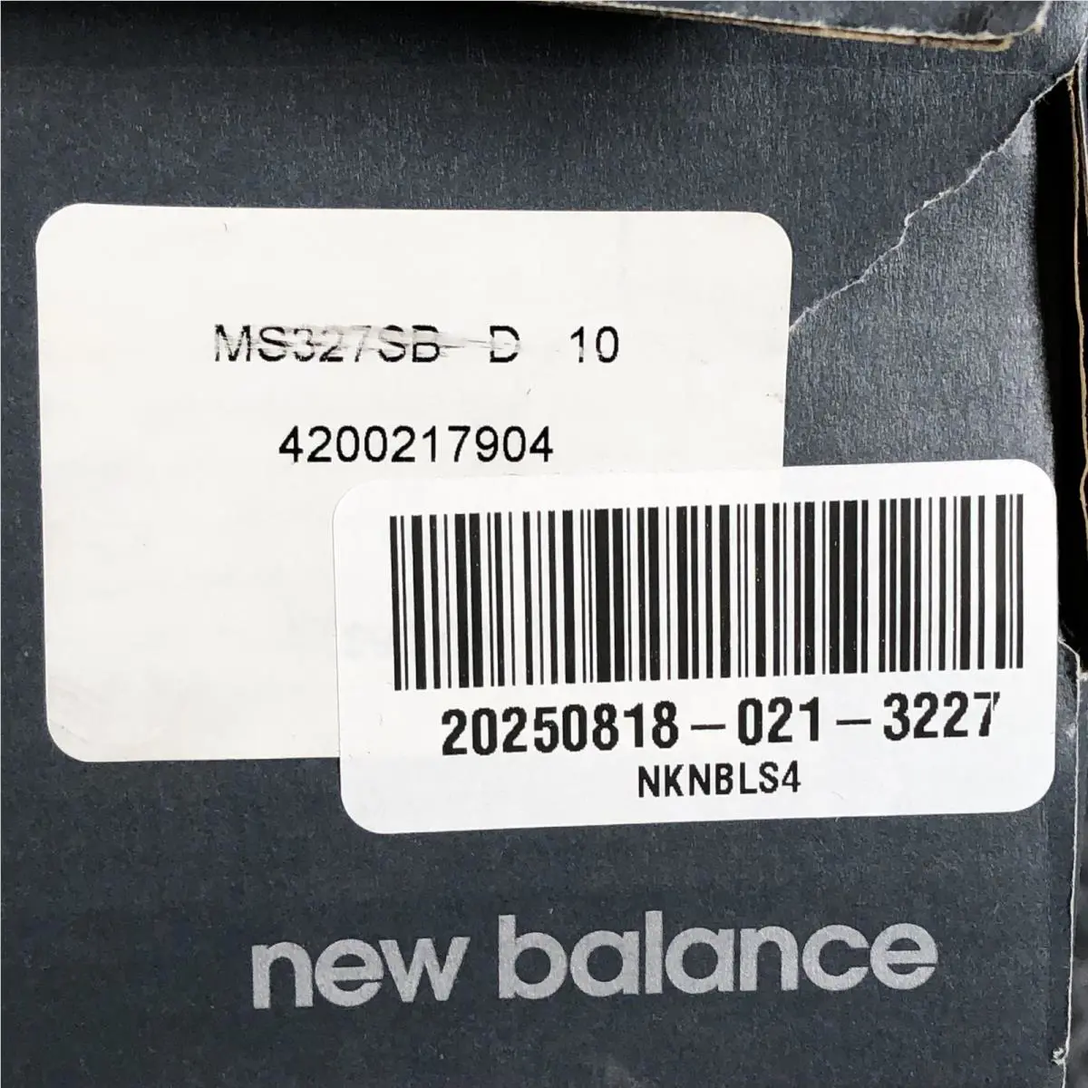 New Balance shoes - New Balance 327 - MS327SB - Black 9
