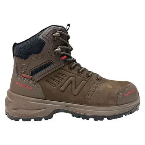 New Balance Midclbrbr-8-4E Men`s Composite Toe Athletic High-top Shoe - Chocolate