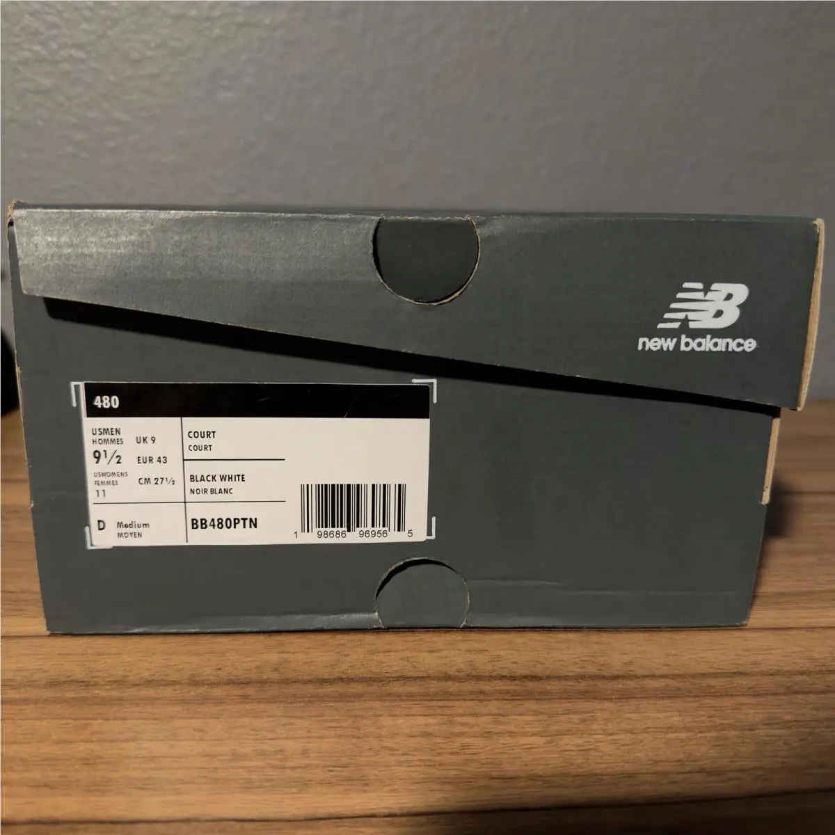New Balance shoes - New Balance 480 - BB480PTN - Black (UPC: 0198686969565) 5