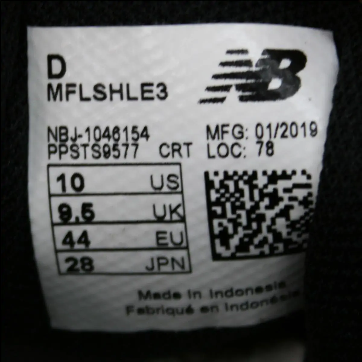 New Balance shoes - Black Green White 7