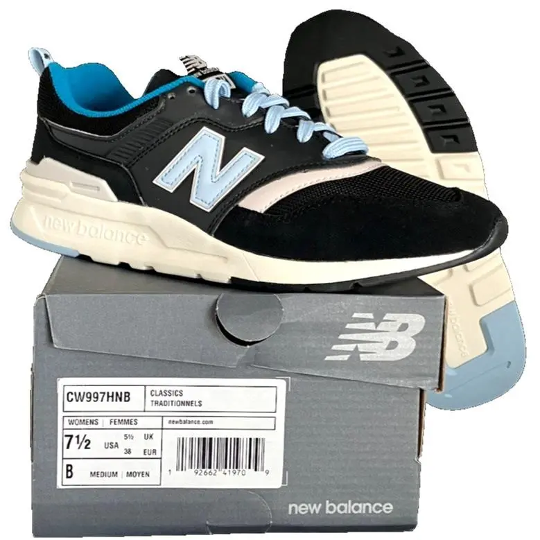 New Balance shoes - New Balance 574 - CW997HNB - Black, way: Atlantic Black / Blue (UPC: 192662419709) 0