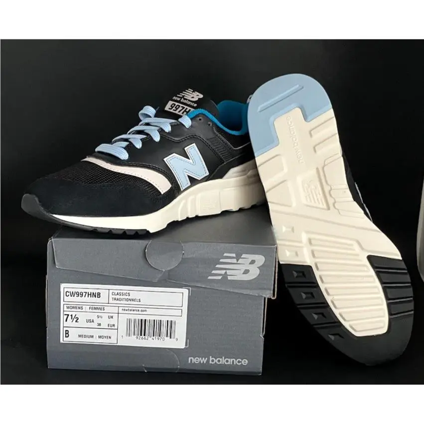 New Balance shoes - New Balance 574 - CW997HNB - Black, way: Atlantic Black / Blue (UPC: 192662419709) 1