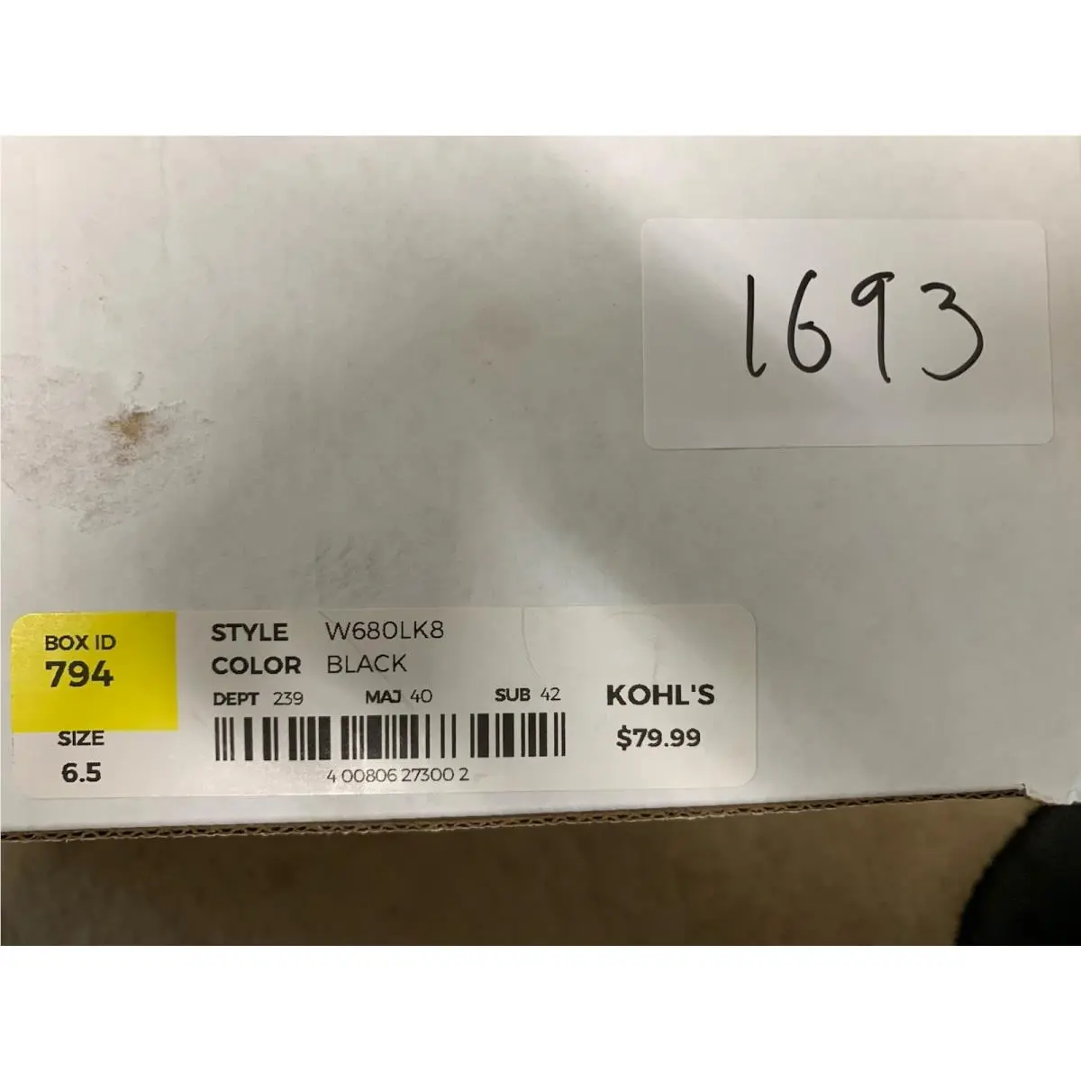 New Balance shoes - New Balance 680 v8 - W680LK8 - Black (UPC: 197375496412) 4