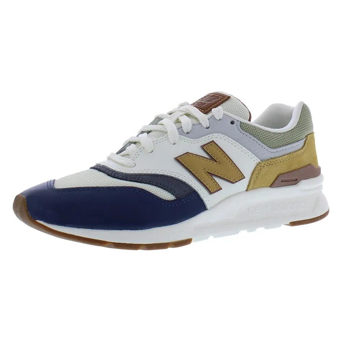 New Balance shoes - White/Brown, Main: Multi-Colored (UPC: 197966635510) 0