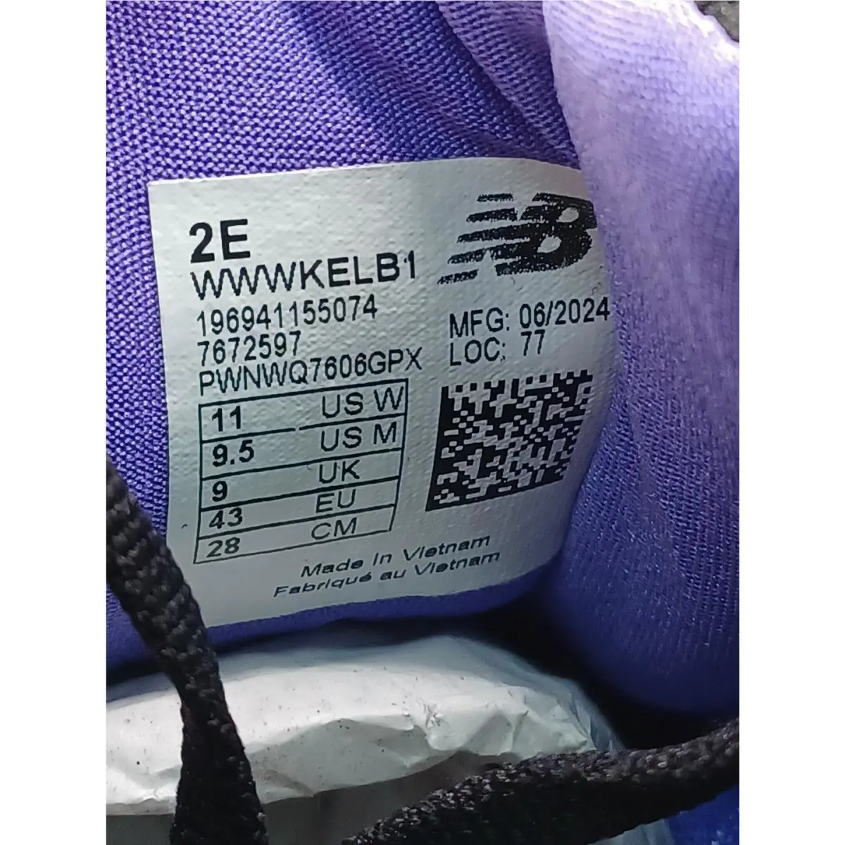 New Balance shoes - New Balance Fuel Cell Walker Elite Sneaker-Black - Blue 6
