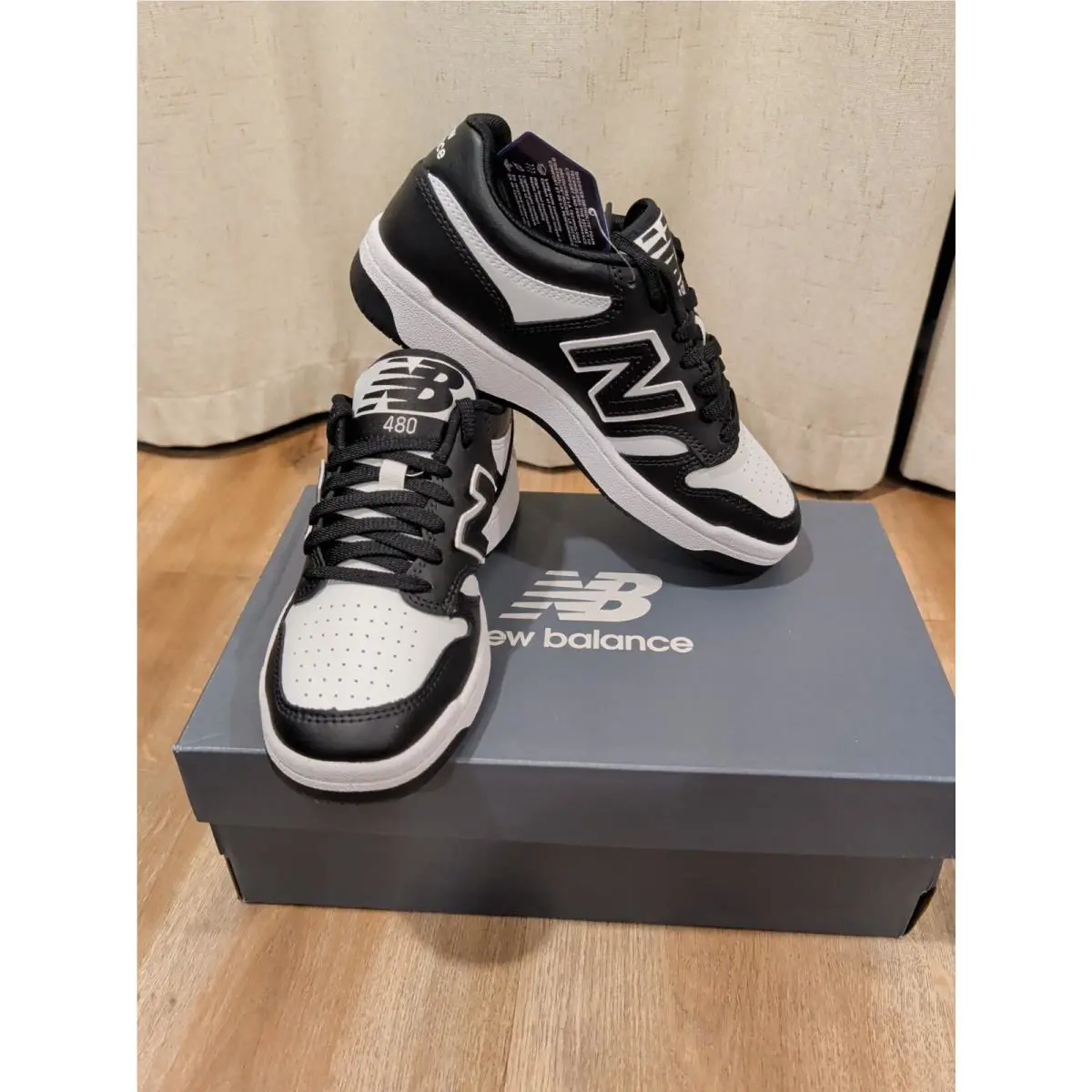 New Balance shoes - New Balance 480 - BB480LBK - White (UPC: 197375683621) 0