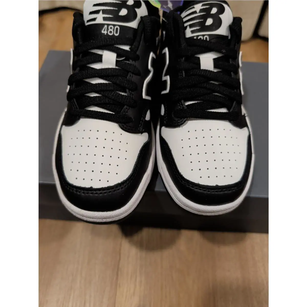 New Balance shoes - New Balance 480 - BB480LBK - White (UPC: 197375683621) 1