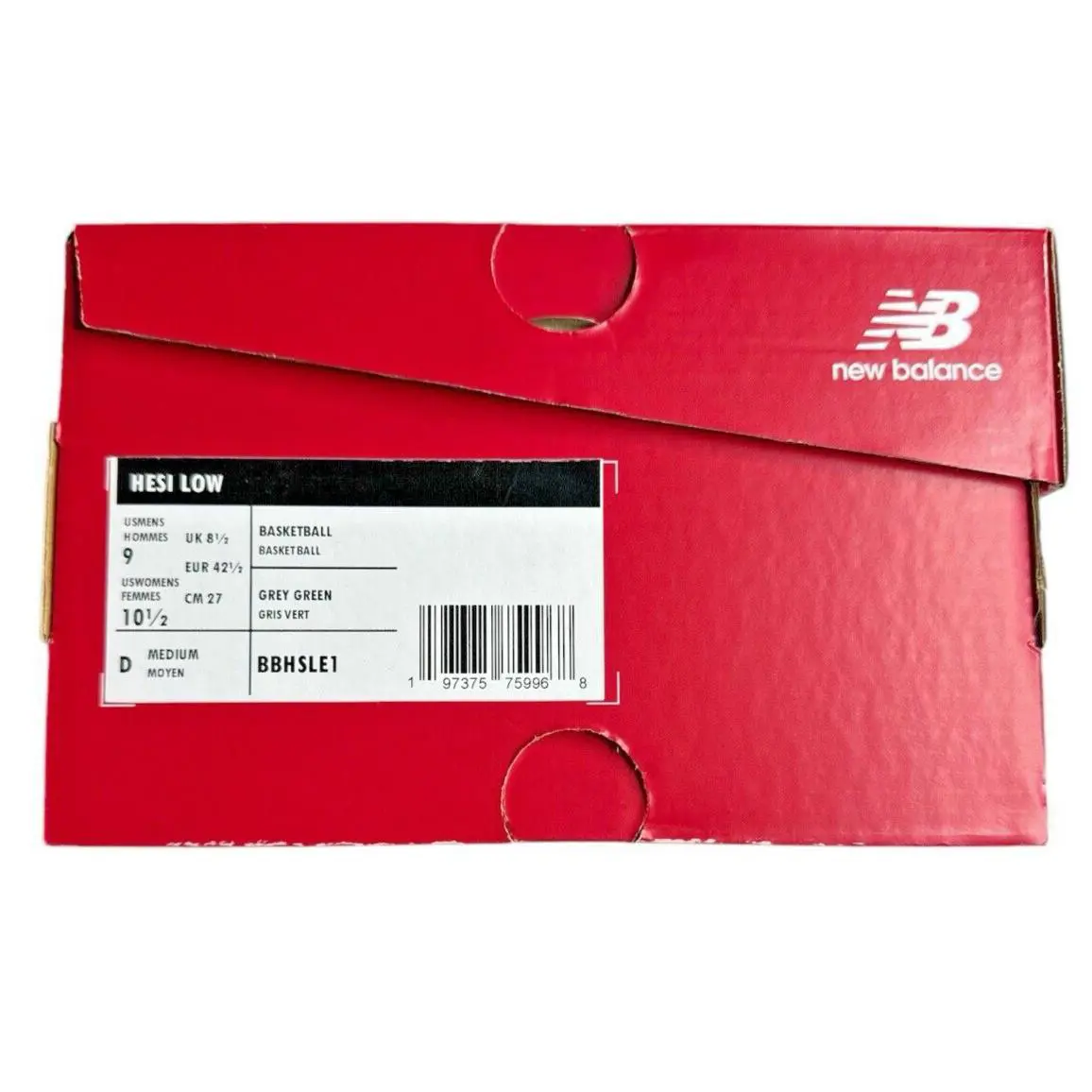 New Balance shoes - New Balance Hesi - Hesi - BBHSLE1 - Quartz Grey with Bleached Lime Glo (UPC: 197375759968) 9