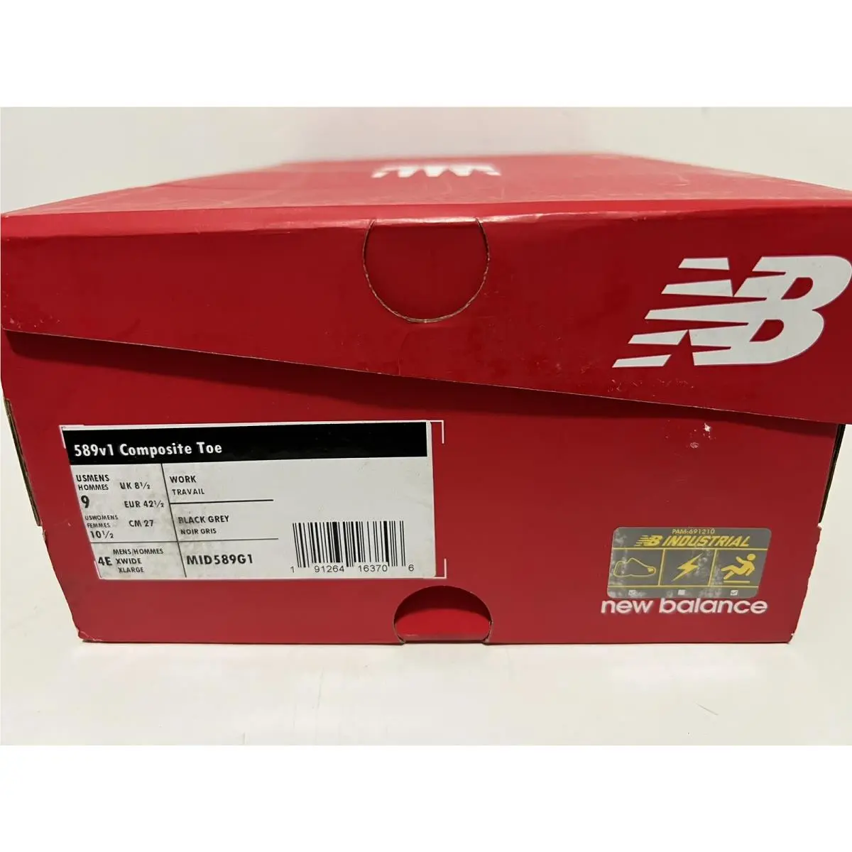 New Balance shoes - MID589G1 - MID589G1 - BLACK GREY (UPC: 0191264163706) 4