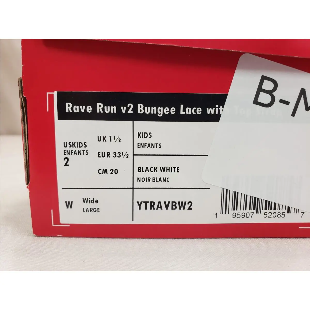 New Balance shoes - Black/White (UPC: 195907520857) 6