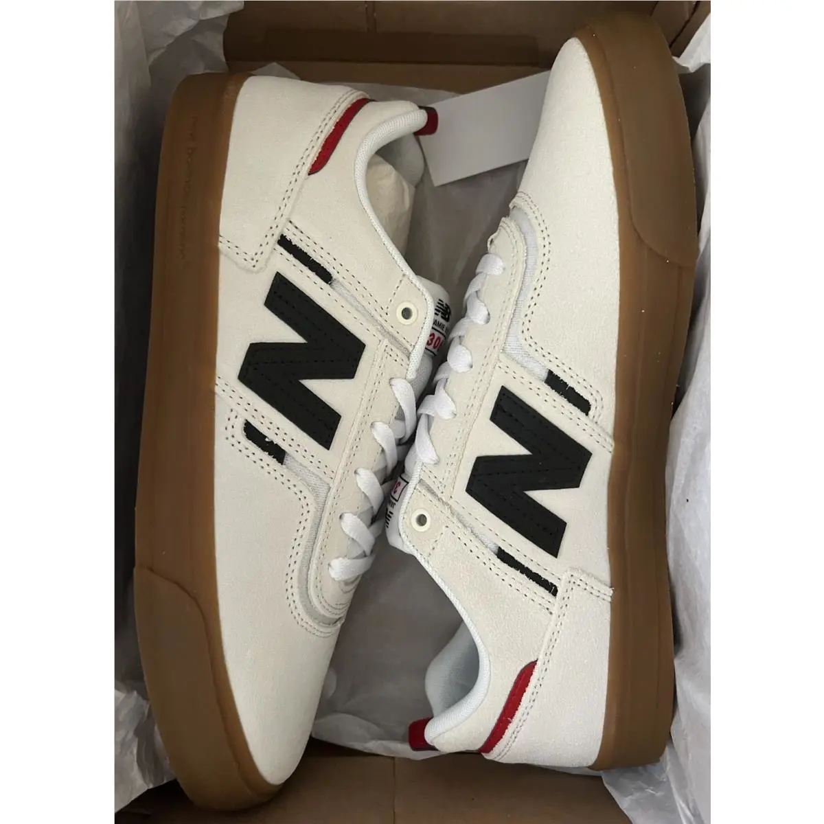 New Balance shoes - New Balance Numeric 306 - Numeric - NM306TPO - Black/White/Gum 12