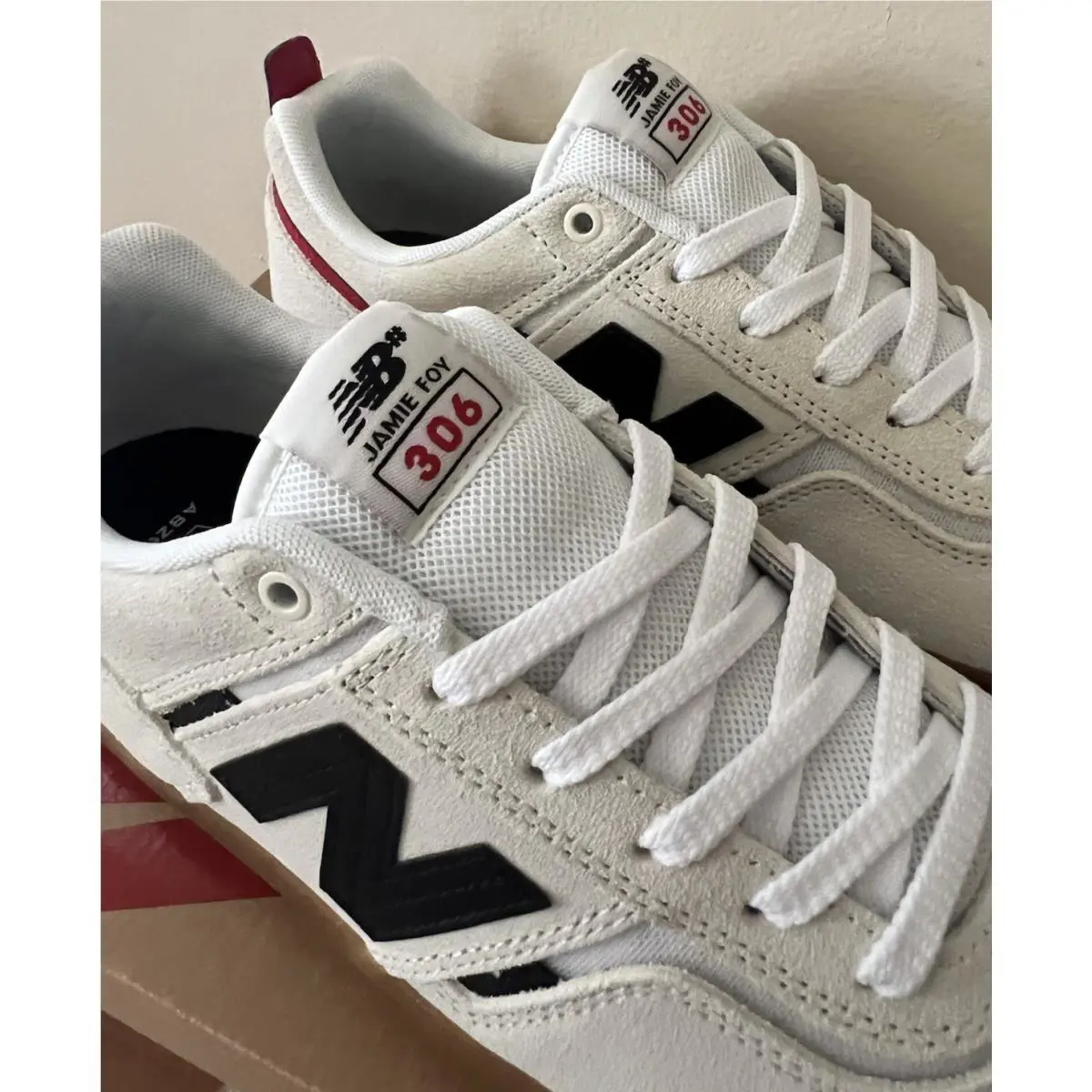 New Balance shoes - New Balance Numeric 306 - Numeric - NM306TPO - Black/White/Gum 5