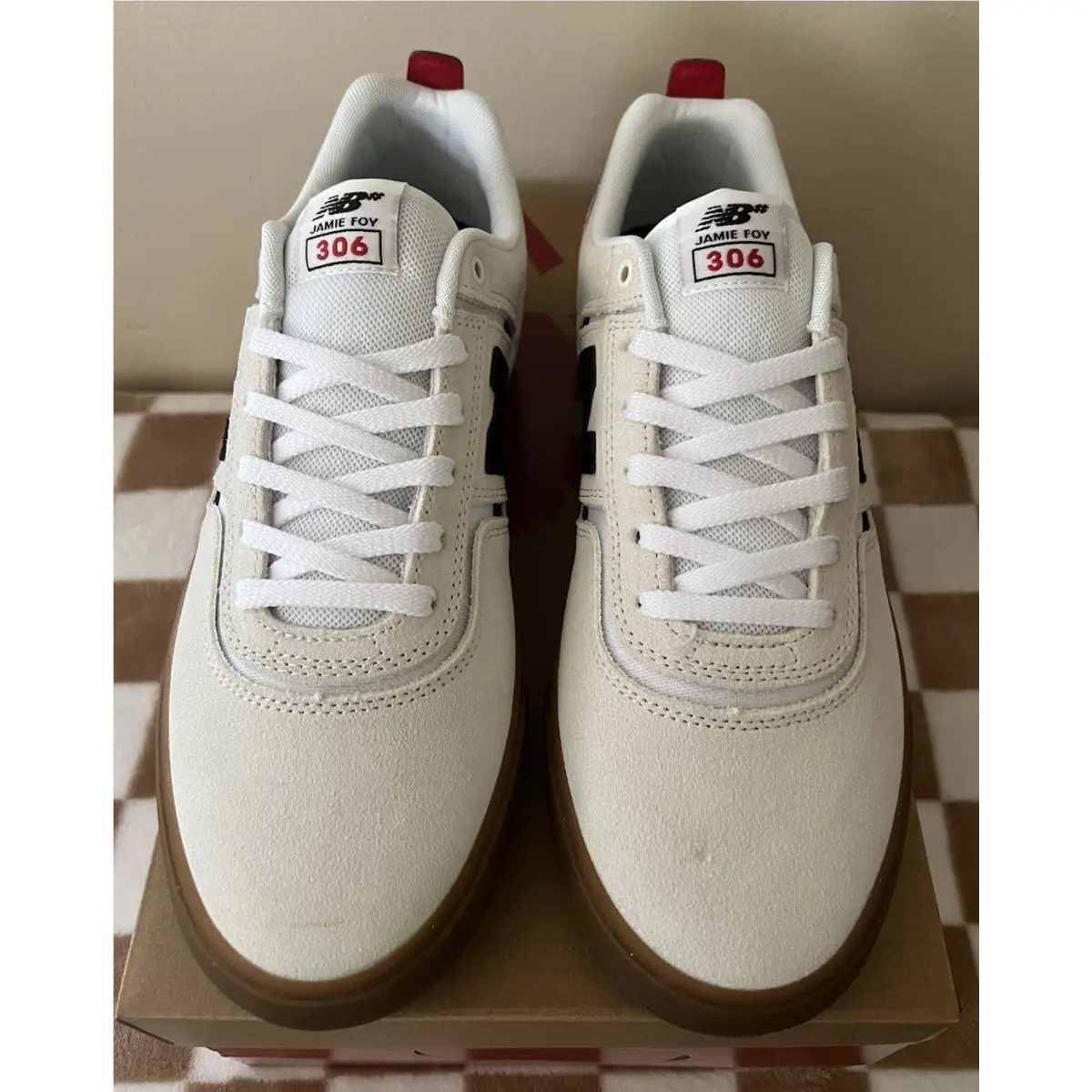 New Balance shoes - New Balance Numeric 306 - Numeric - NM306TPO - Black/White/Gum 7