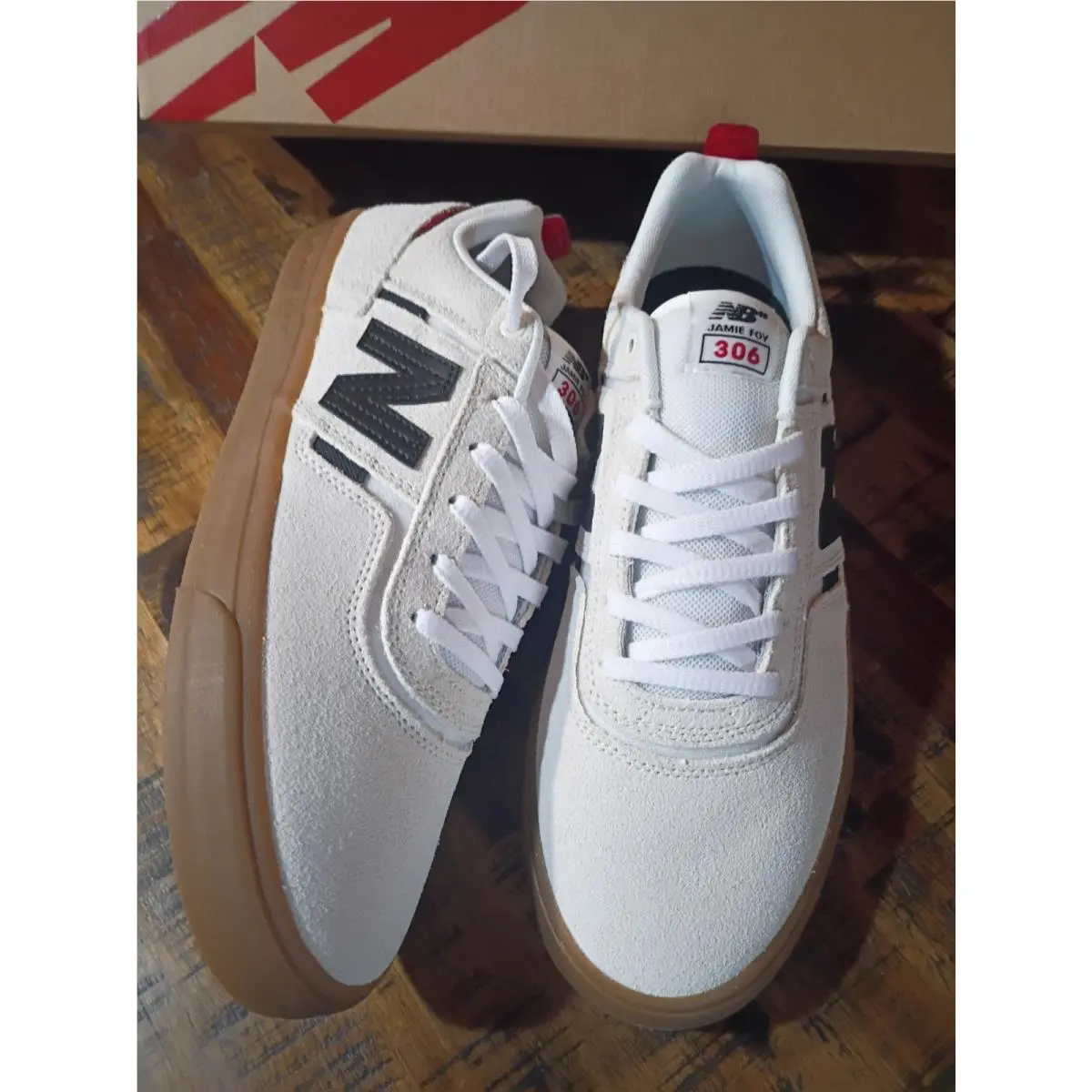 New Balance shoes - New Balance Numeric 306 - Numeric - NM306TPO - Black/White/Gum 12