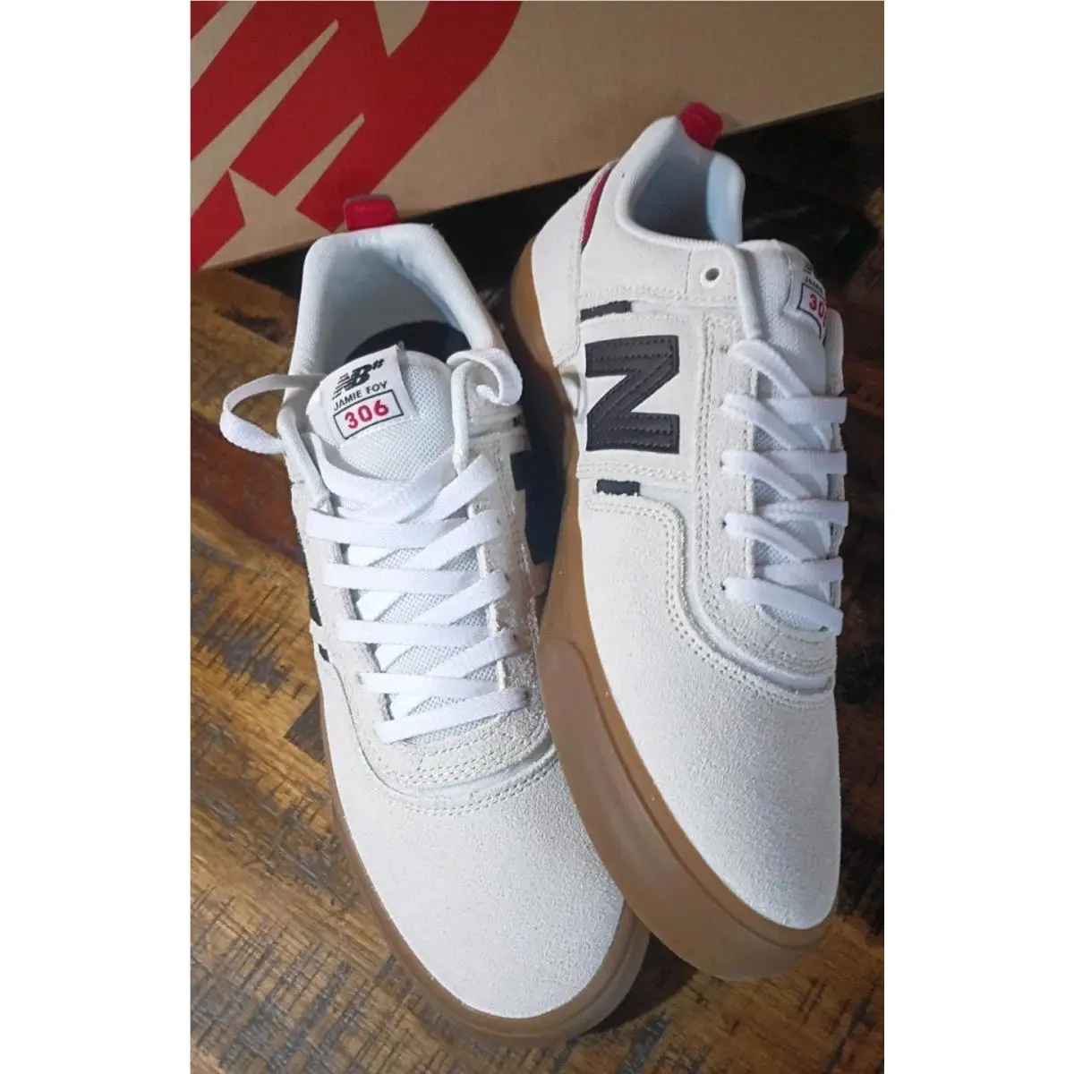 New Balance shoes - New Balance Numeric 306 - Numeric - NM306TPO - Black/White/Gum 4