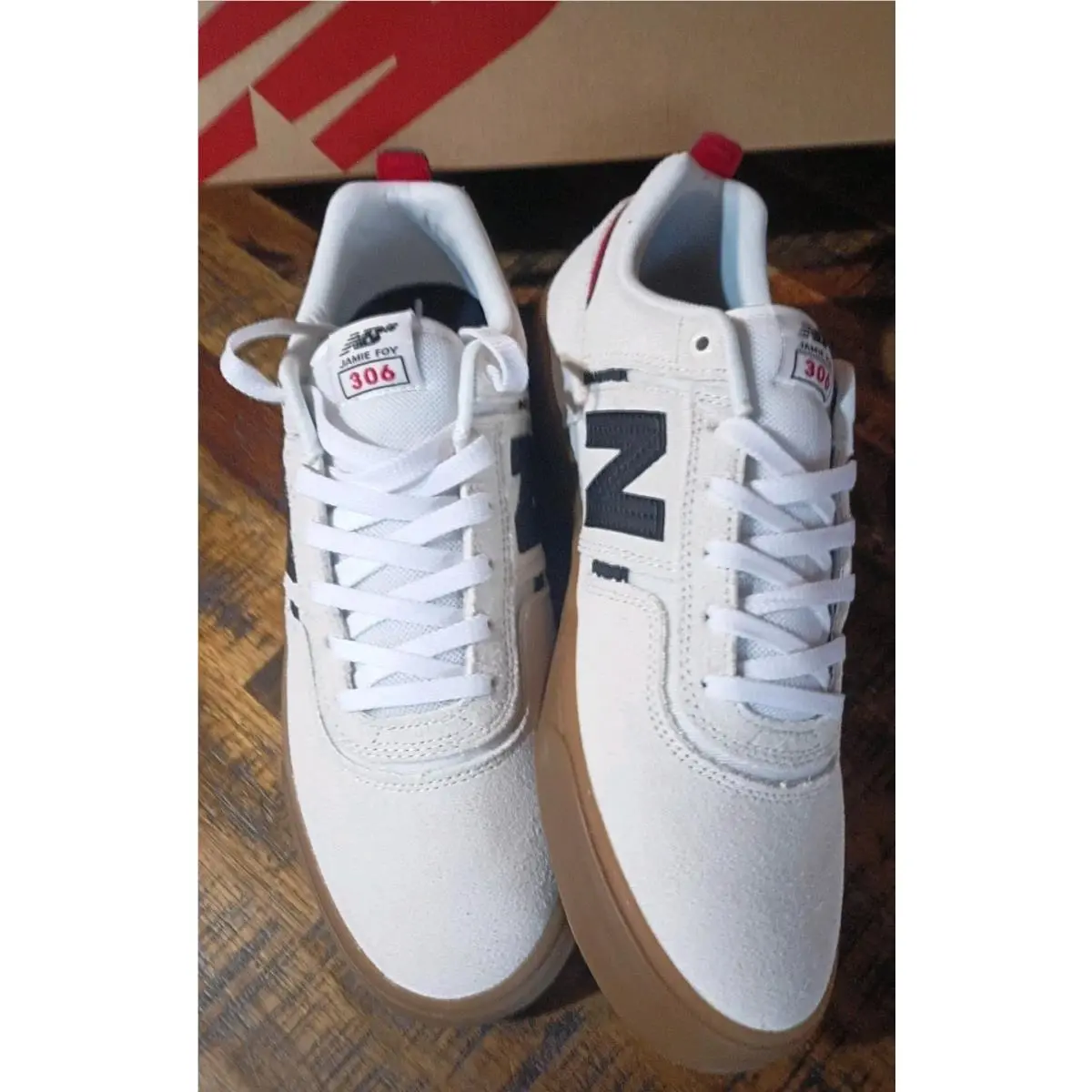 New Balance shoes - New Balance Numeric 306 - Numeric - NM306TPO - Black/White/Gum 5