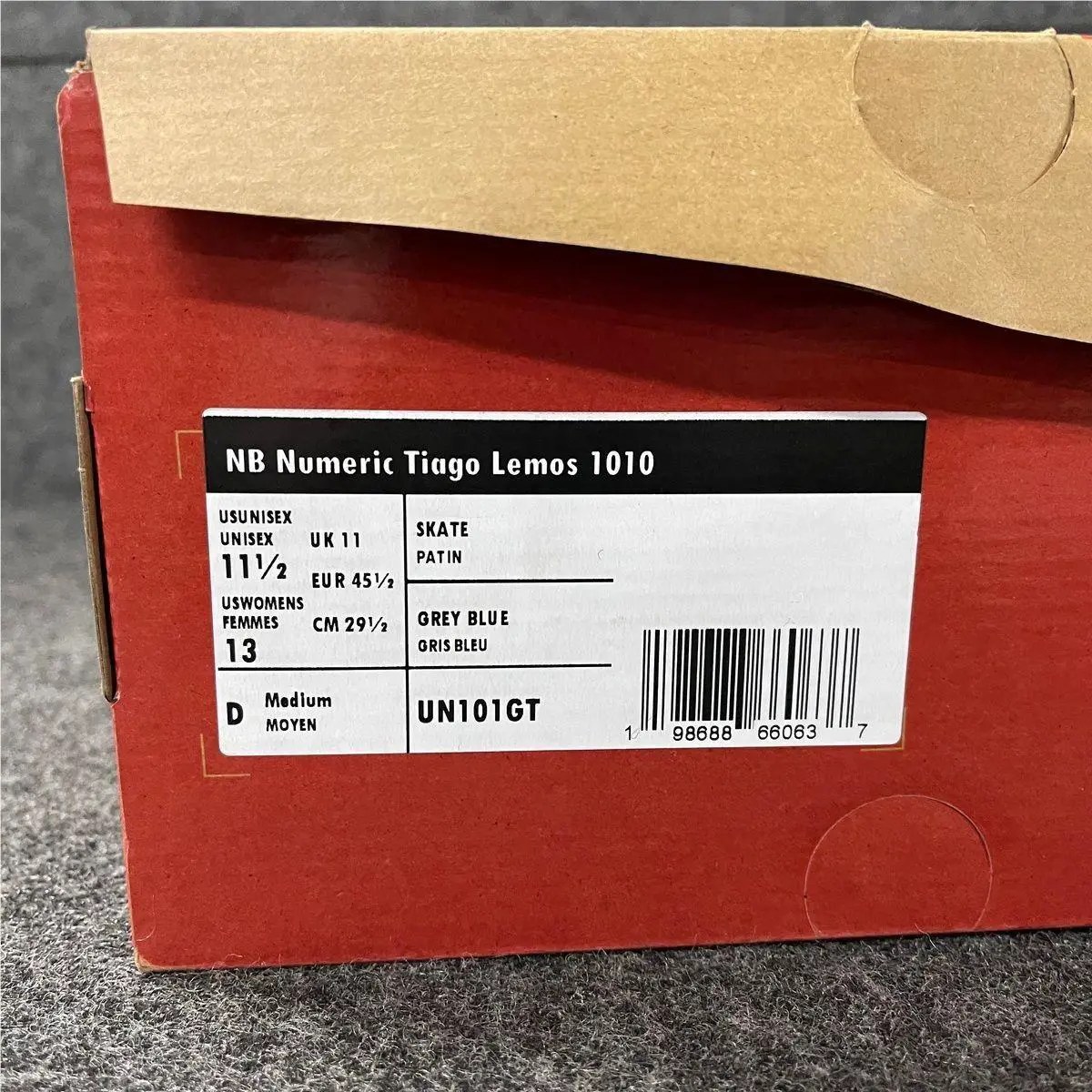 New Balance shoes - VS184682 - vs-184682 - Gray (UPC: 198688660637) 1