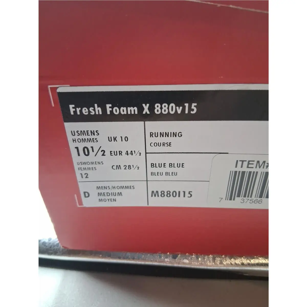 New Balance shoes - New Balance Fresh Foam - Fresh Foam - M880115 - Blue 11