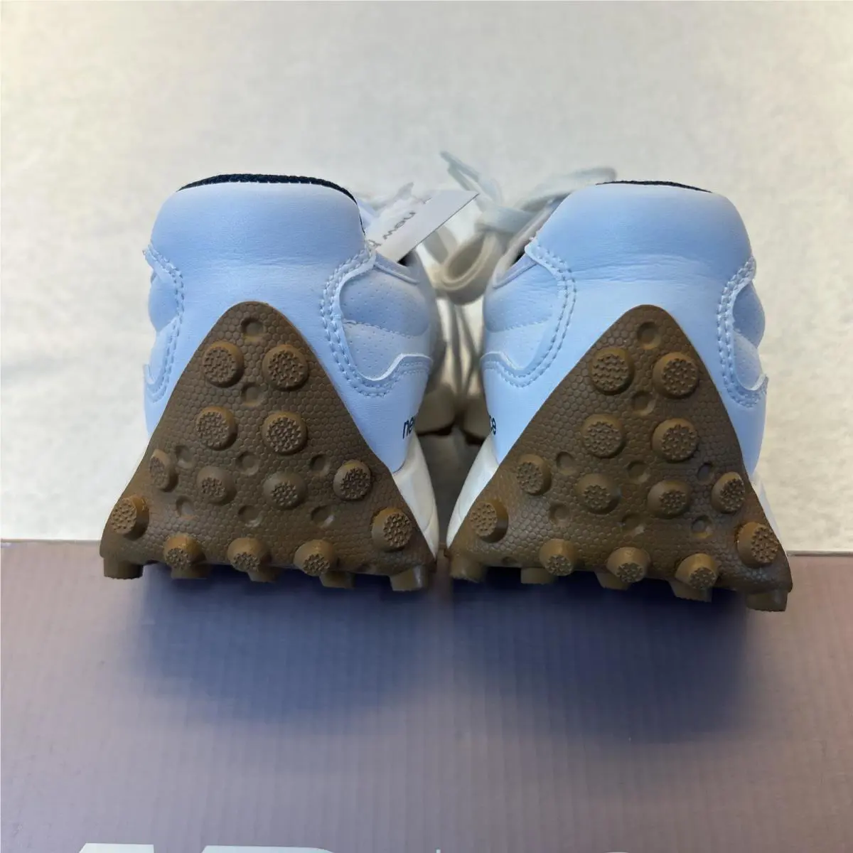 New Balance shoes - New Balance 327 - White Tan Logo 6