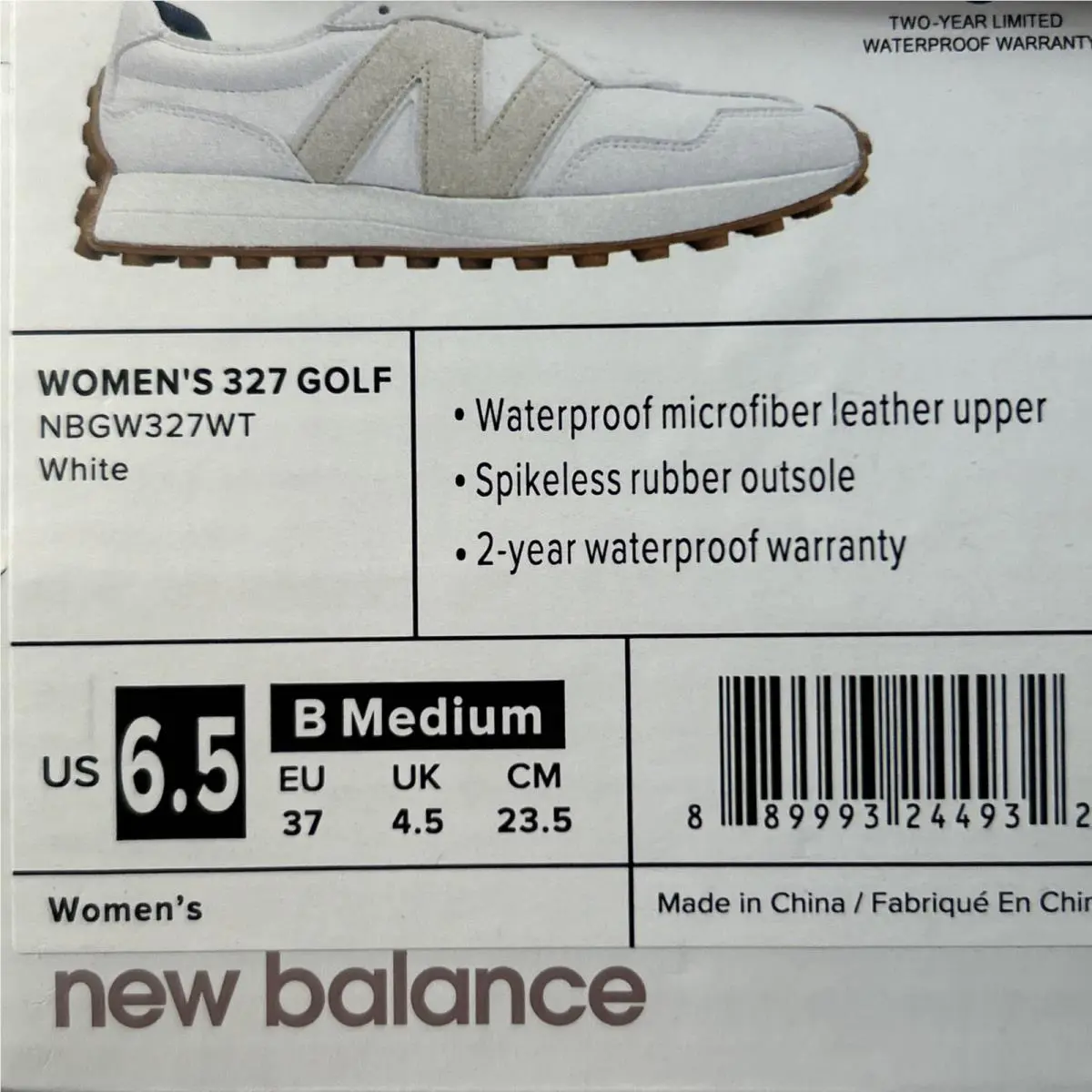 New Balance shoes - New Balance 327 - White Tan Logo 11