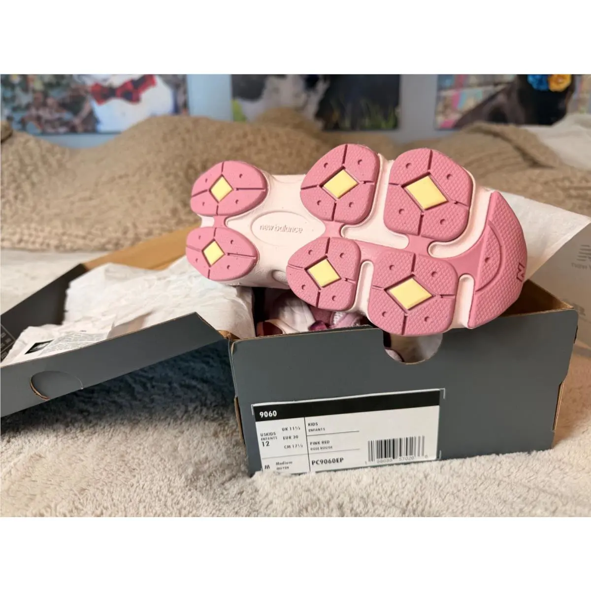 New Balance shoes - New Balance 9060 - Pink Red 5