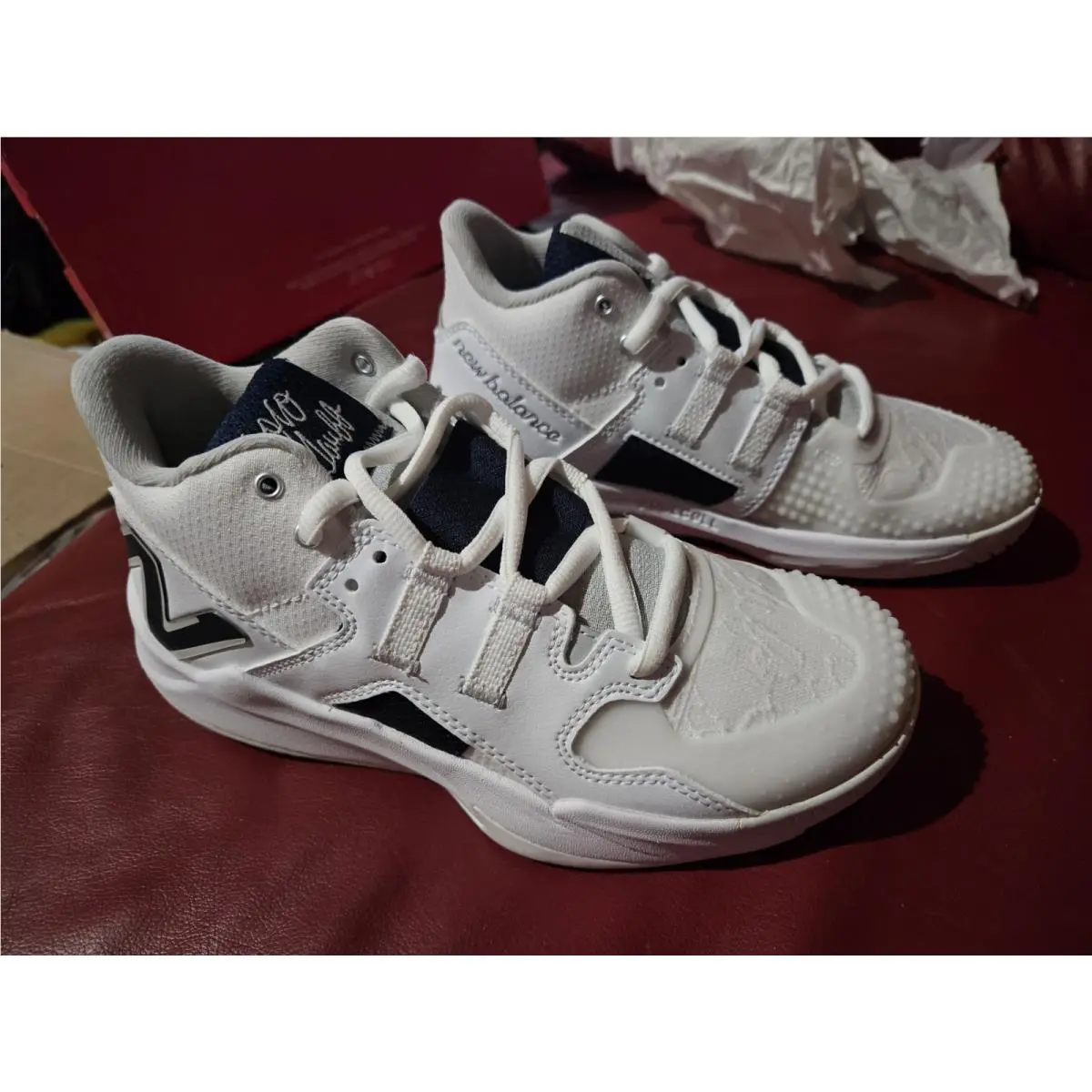 New Balance Men`s Coco Gauff CG1 Tennis - Size: 4 2E - Uchcococ - White - New