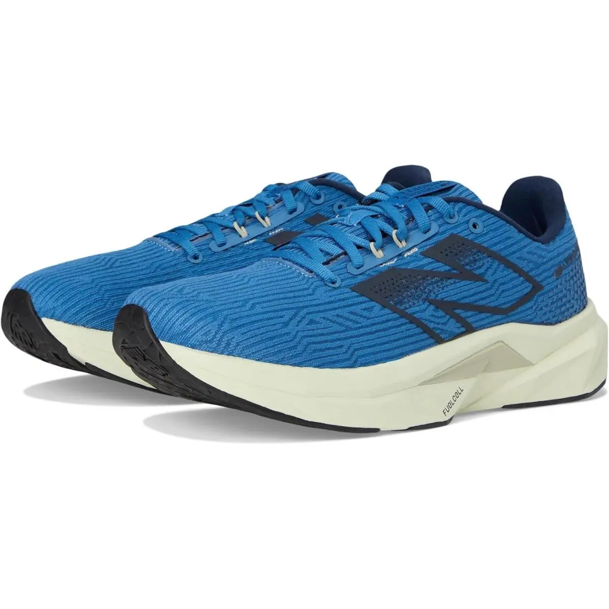 New Balance Fuelcell Propel V5 Blue Black Men Running MFCPRCN5 10 5 D - Blue Grey