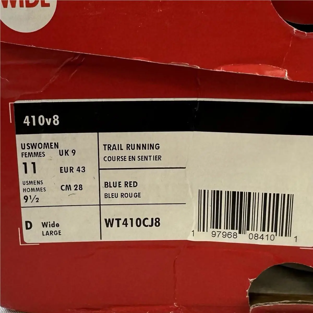 New Balance shoes - New Balance 410 - WT410CJ8 - Blue (UPC: 197968083906) 8