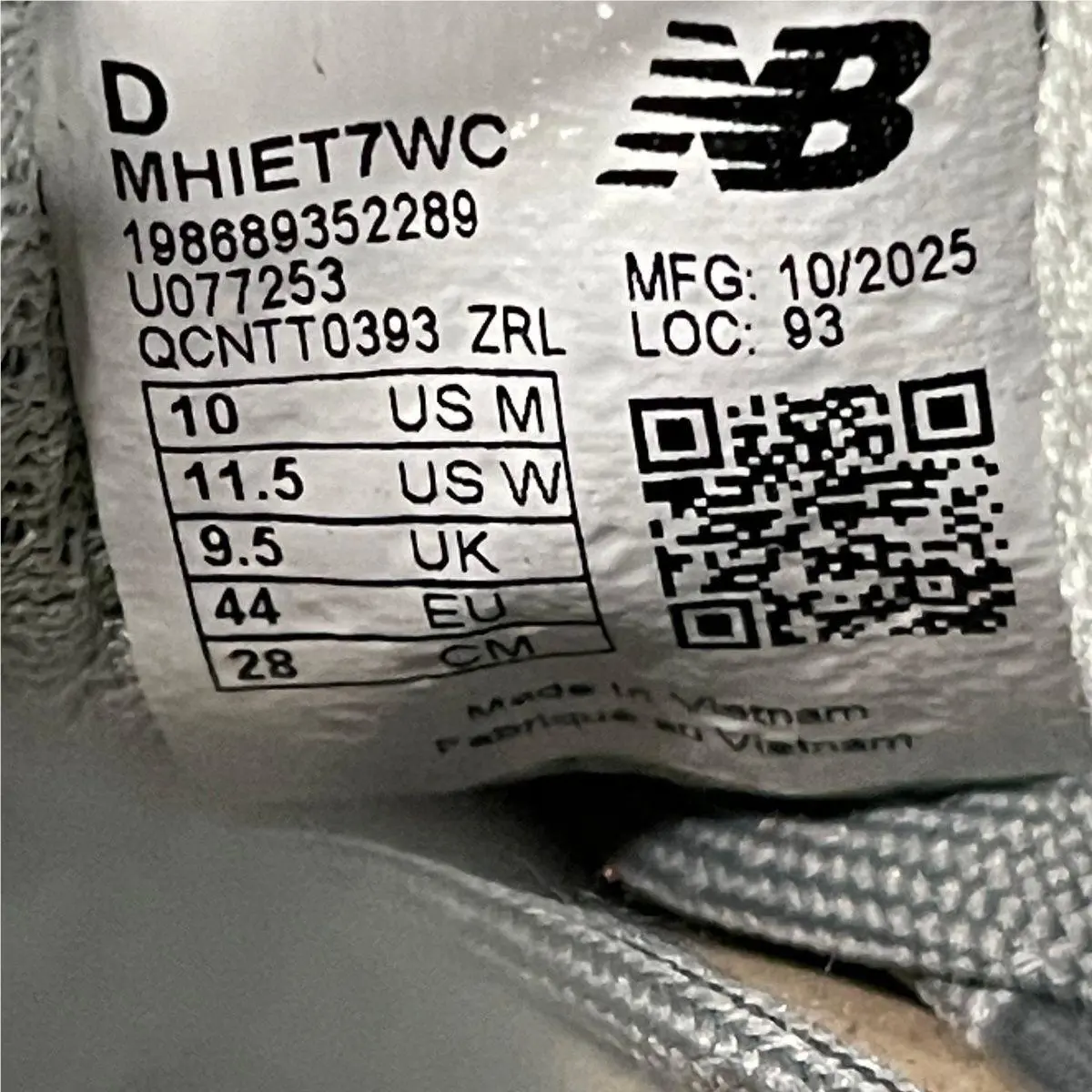 New Balance shoes - VS184952 - vs-184952 - Gray (UPC: 198689352289) 4