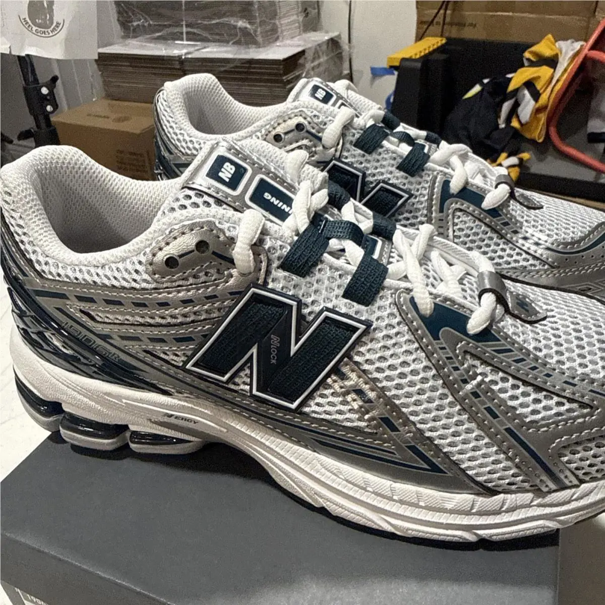 New Balance shoes - New Balance - GC1906CE - Silver Metallic/Deep Ocean 0
