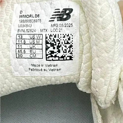 New Balance shoes - New Balance Fresh Foam X More V6 - WMORLD6 - White (UPC: 198686608976) 0