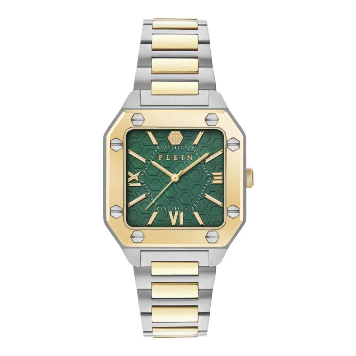 Womens Two Tone 34mm Bracelet Fashion Watch by Philipp Plein