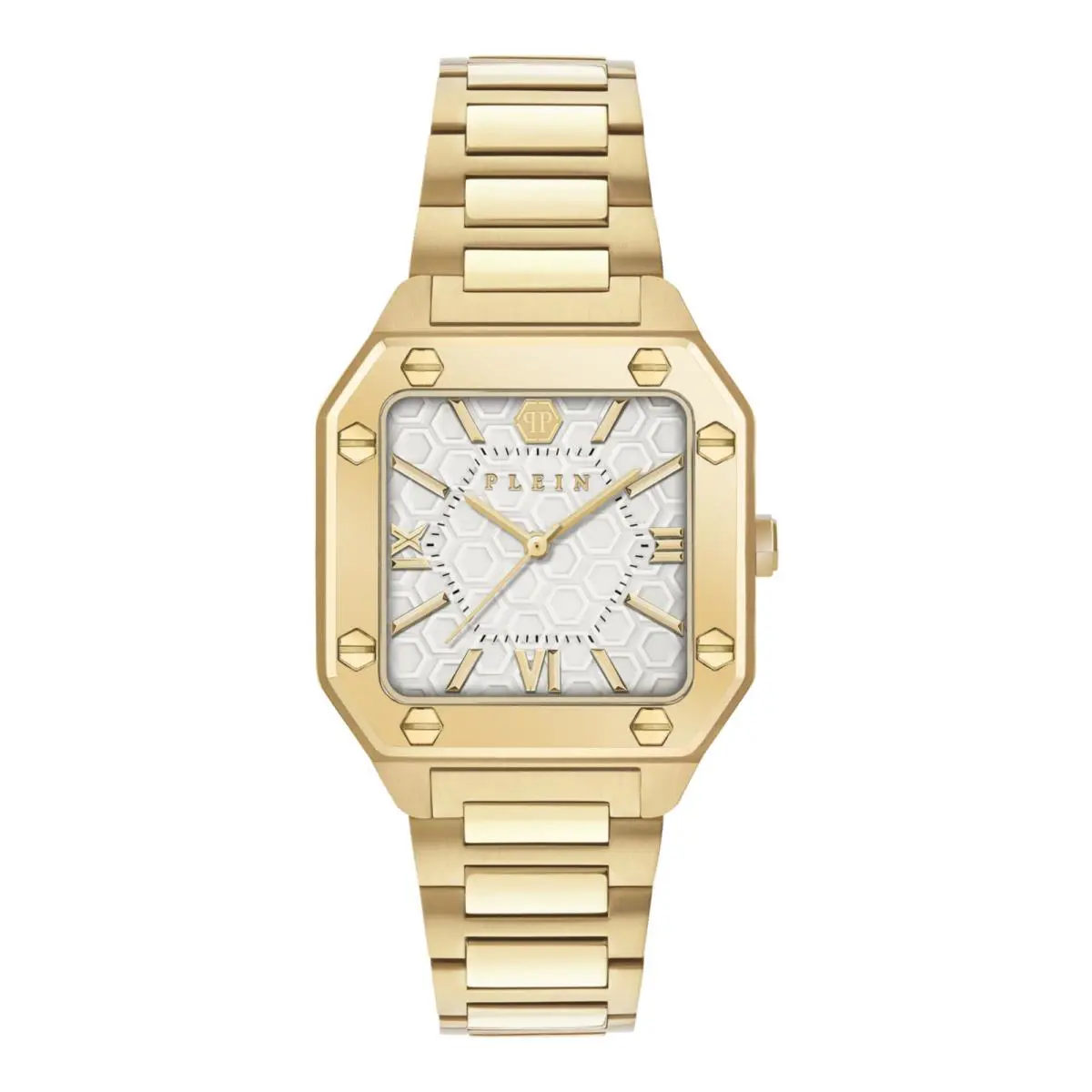 Womens Gold 34mm Bracelet Fashion Watch by Philipp Plein