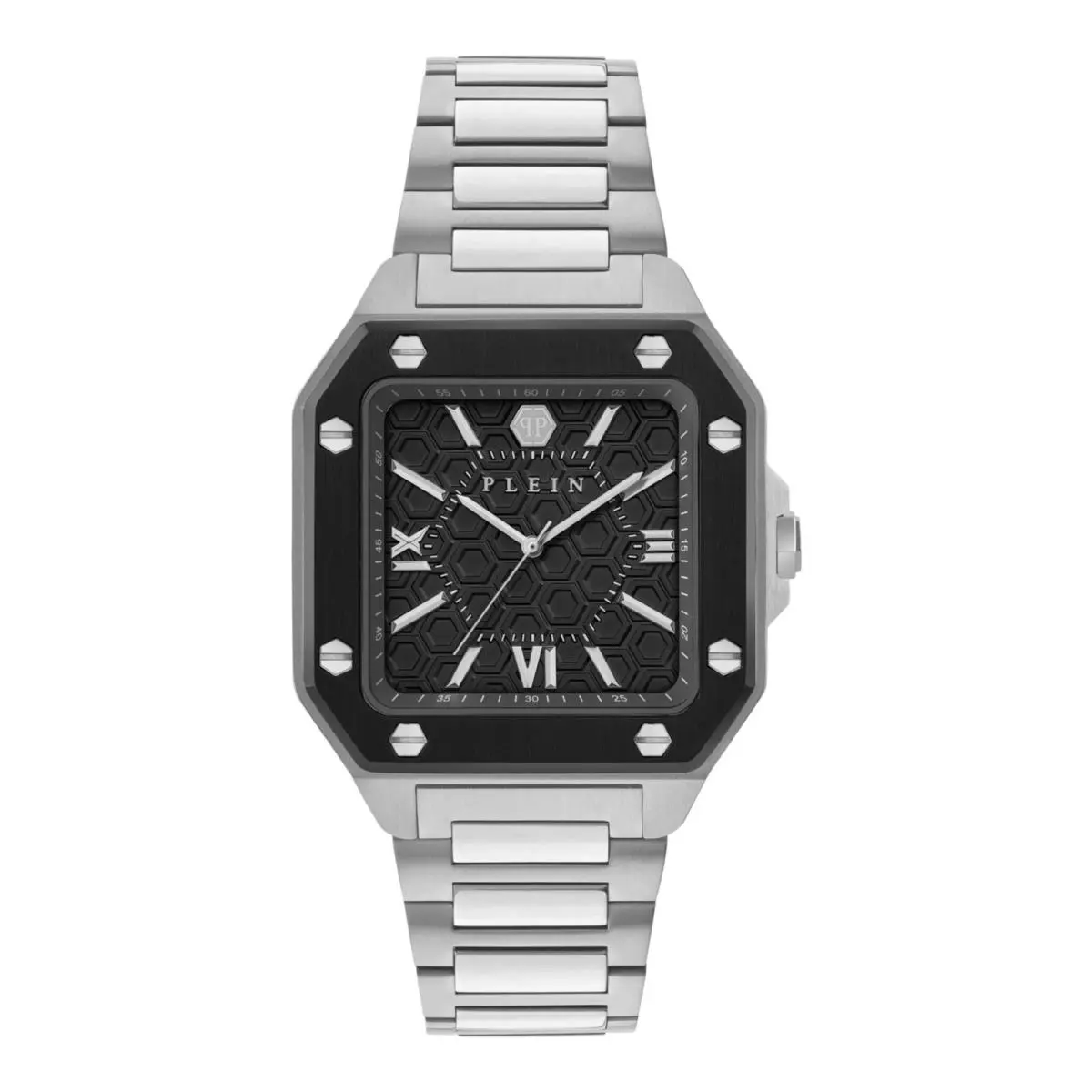 Philipp Plein Mens Stainless Steel 42mm Bracelet Fashion Watch