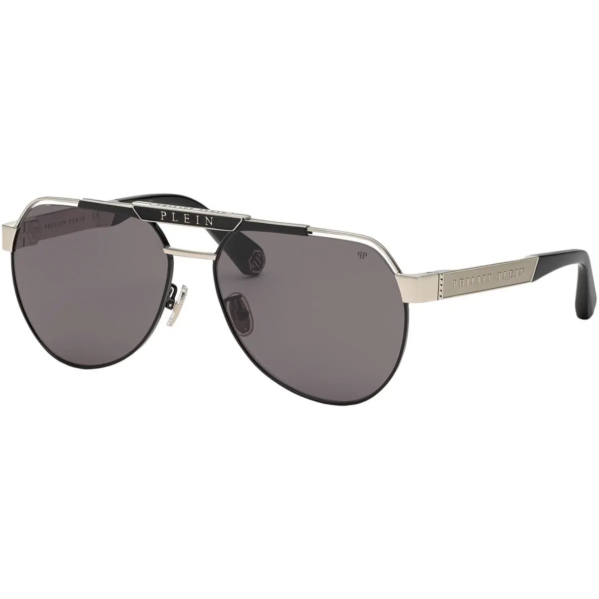 Men`s Palladium Aviator Sunglasses SPP073M0583 - Made in Italy by Philipp Plein