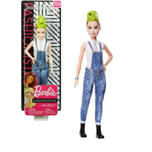 Barbie/ken Dolls Singles Various Years/various Themes - - You Pick FXL57 Barbie: 2018 Fashionistas #124 (Mohawk)