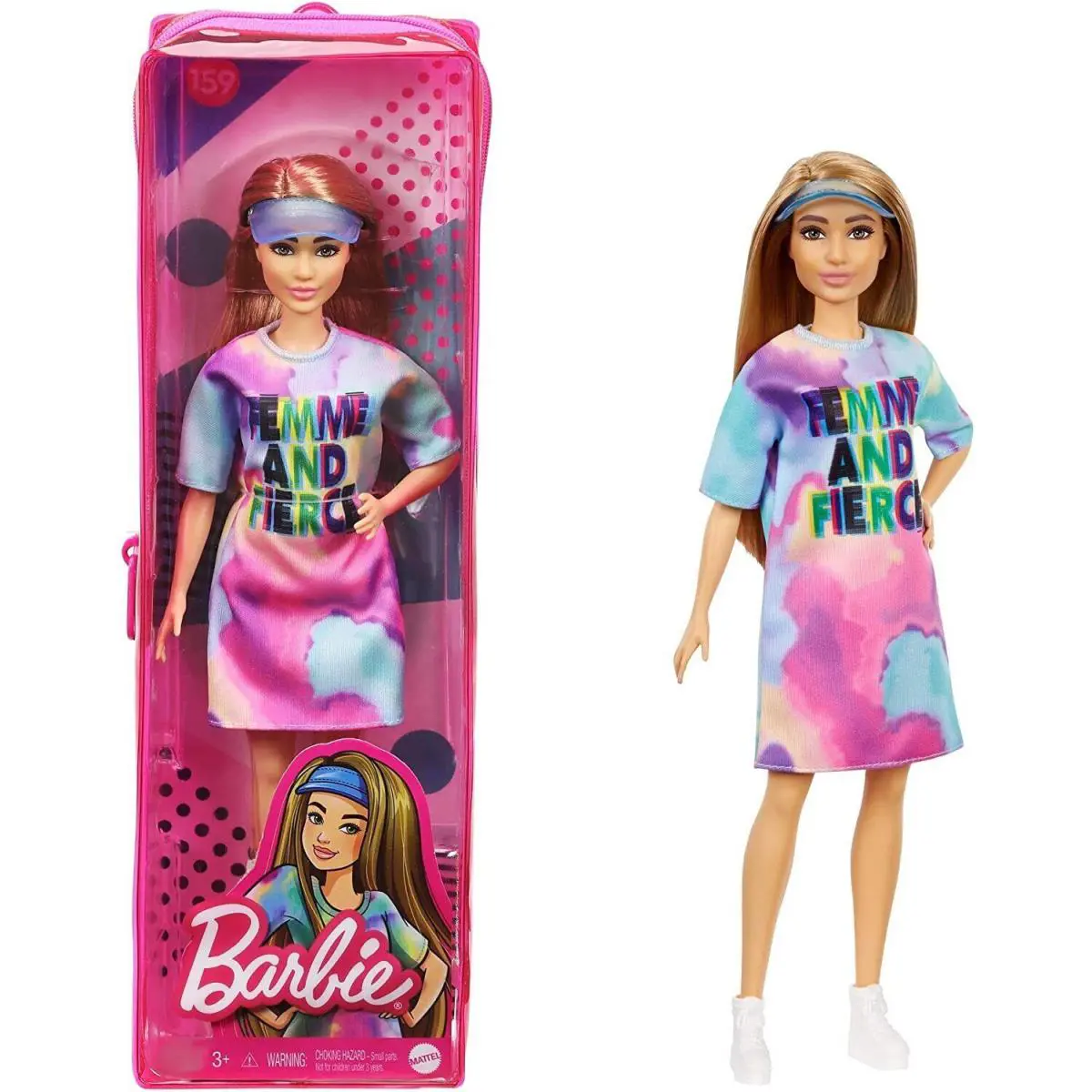 Barbie/ken Dolls Singles Various Years/various Themes - - You Pick GRB51 Barbie: 2020 Fashionistas #159 (Tie-Dye)