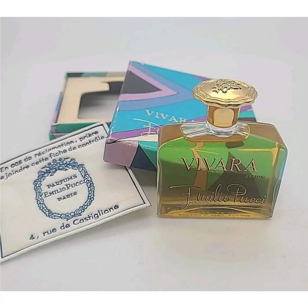 Vintage 1 FL Oz Vivara Emilio Pucci Parfum Perfume Splash