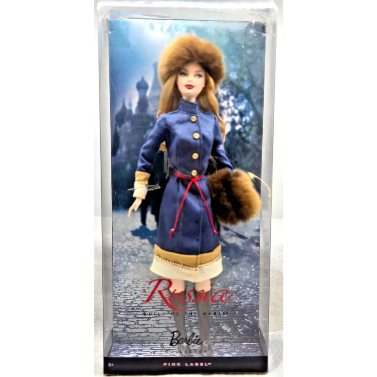 Vintage Russia Barbie - Pink Label - Dolls of The World - Collectible - 2009