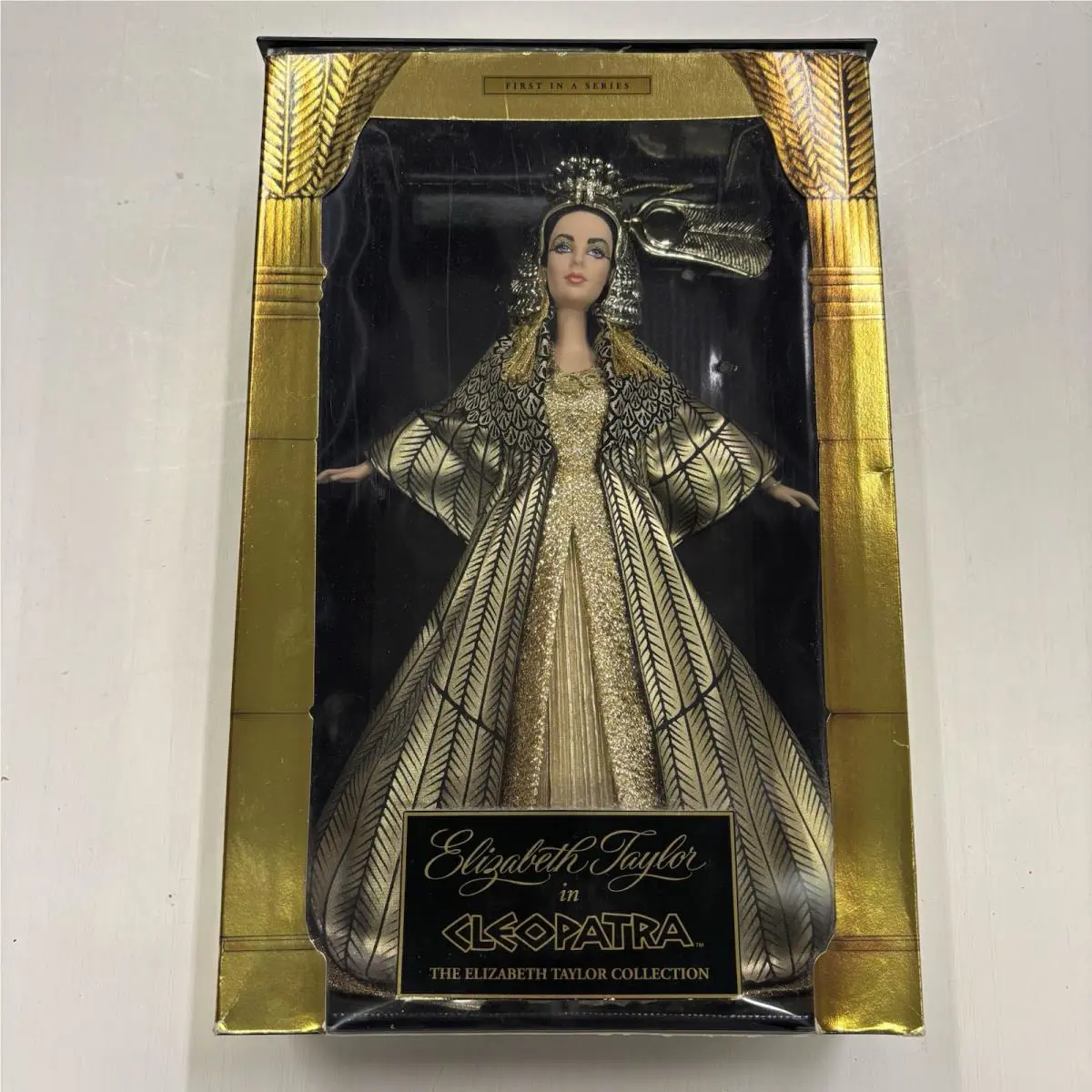 Elizabeth Taylor in Cleopatra Barbie Doll First in Series Mattel 23595 Nrfb