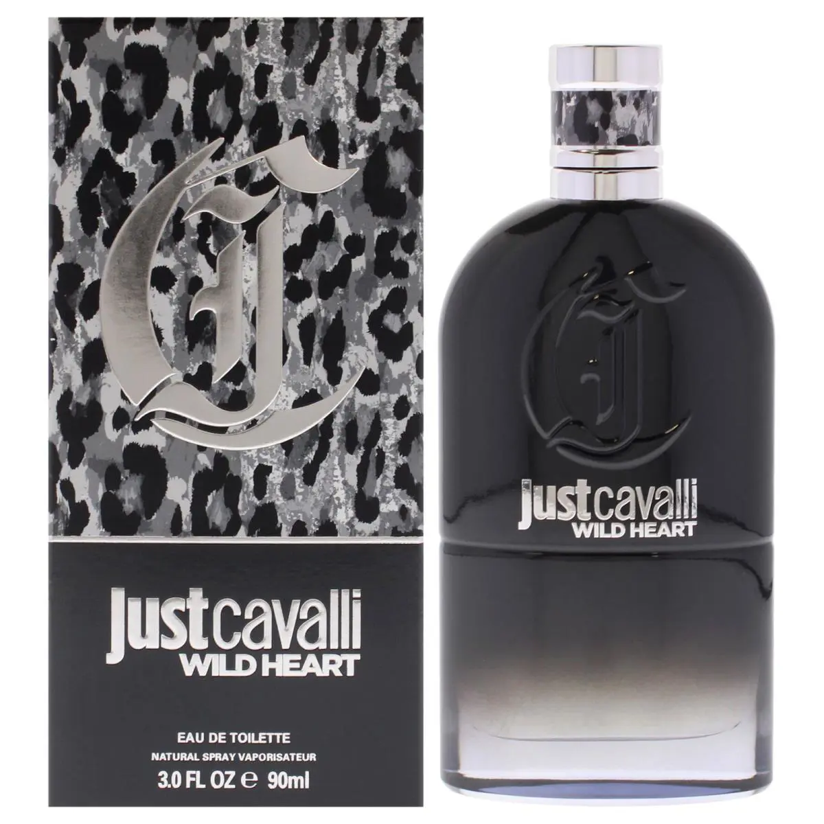 2 Pack Just Cavalli Wild Heart  For Men - 3 oz Edt Spray by Roberto Cavalli