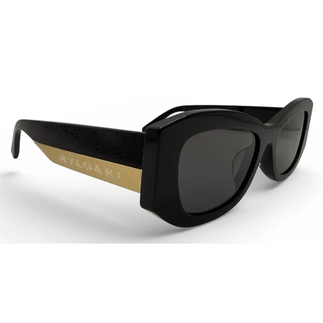Bvlgari Roma BV40037F 01A Black 55-19-145 Sunglasses