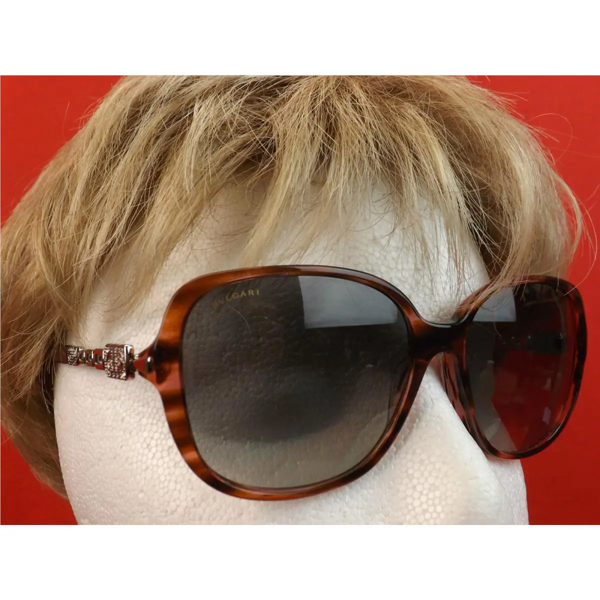 Bvlgari 8112 B Multicolor Frame Jeweled Crystals 5234/11 Sunglasses Italy