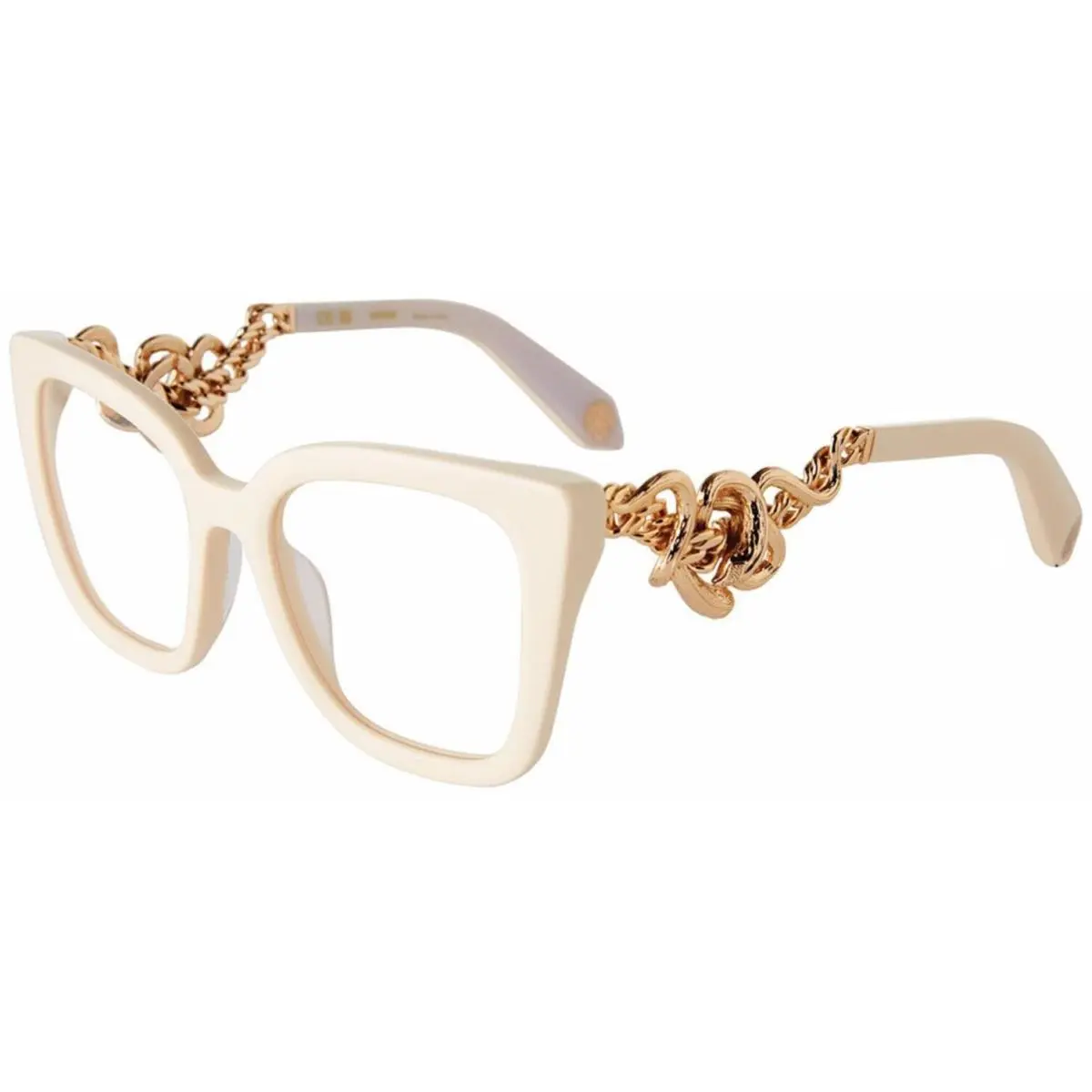 Roberto Cavalli Vrc 051 M Shiny Full Cream 09x7 Size 52 Sunglasses