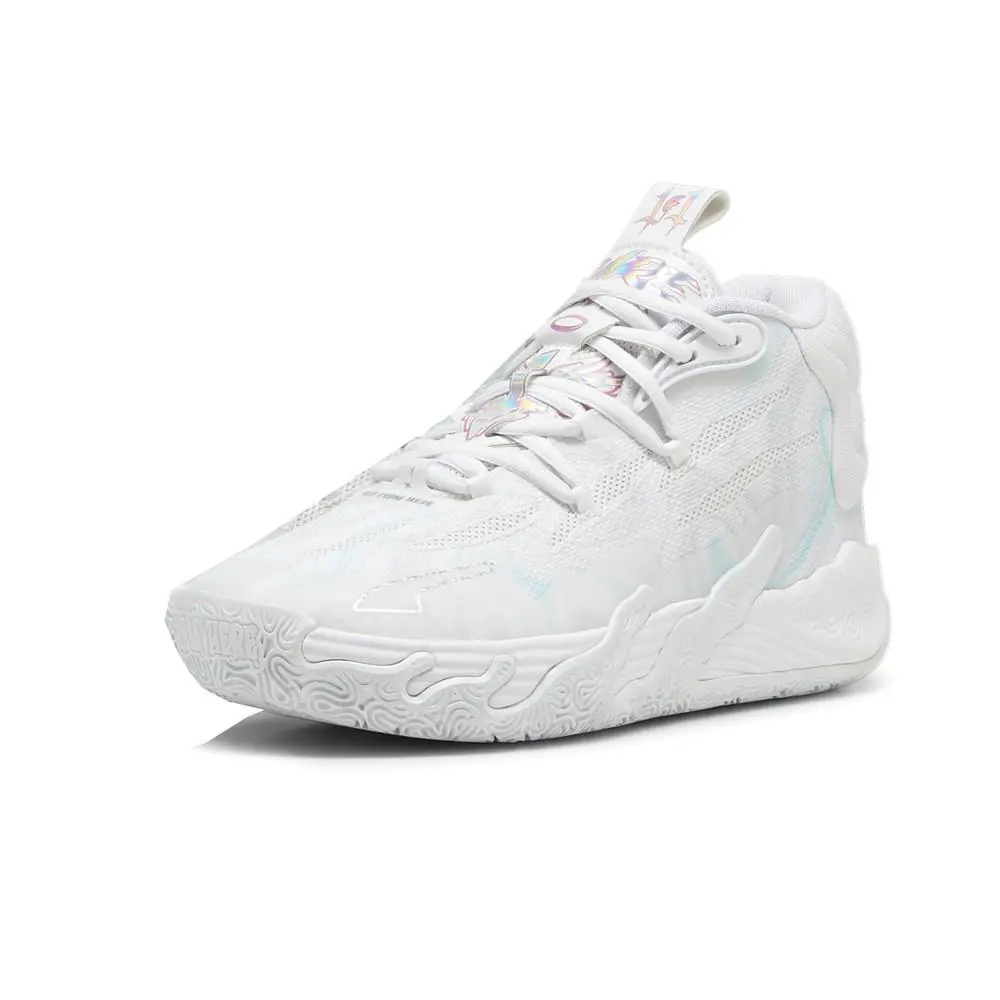 Puma shoes - PUMA Mb.03 Iridescent Basketball  Youth - 37993401 - White 6