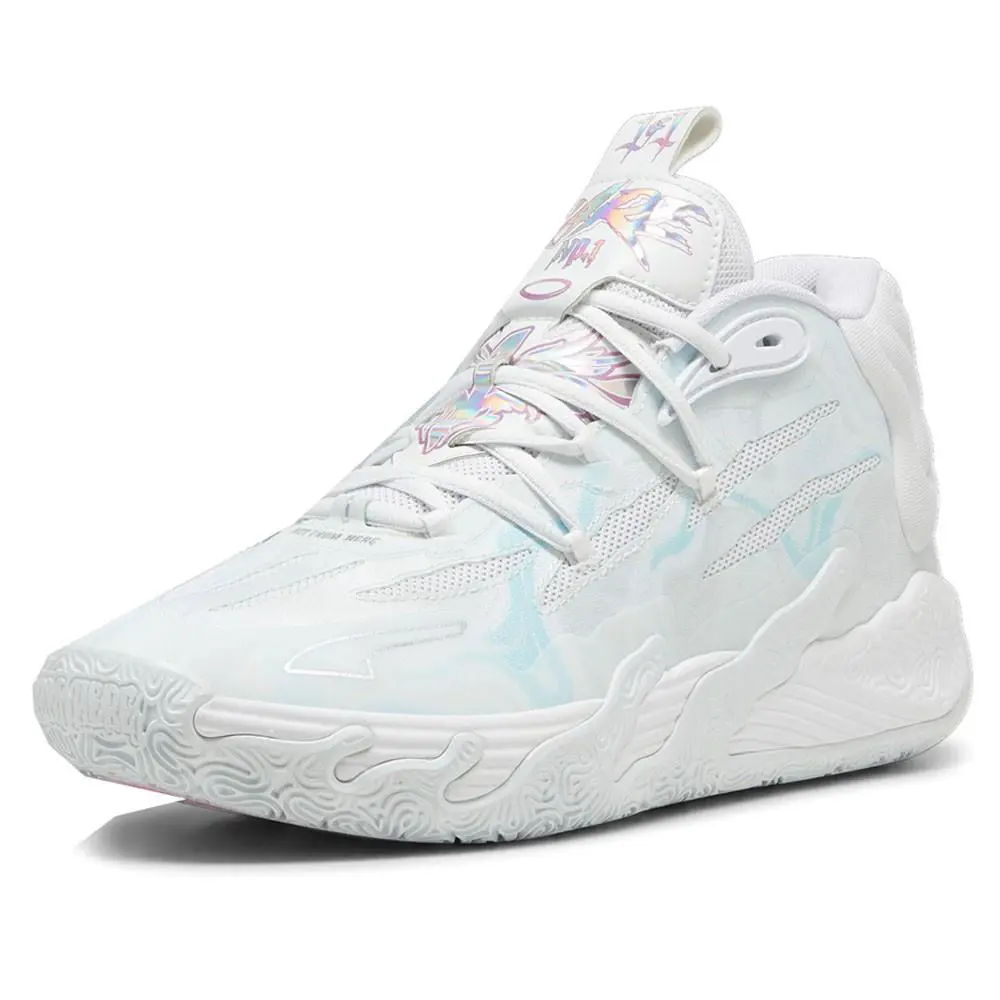 Puma shoes - PUMA Mb.03 Iridescent Basketball - Iridescent Basketball - 37990401 - White 0