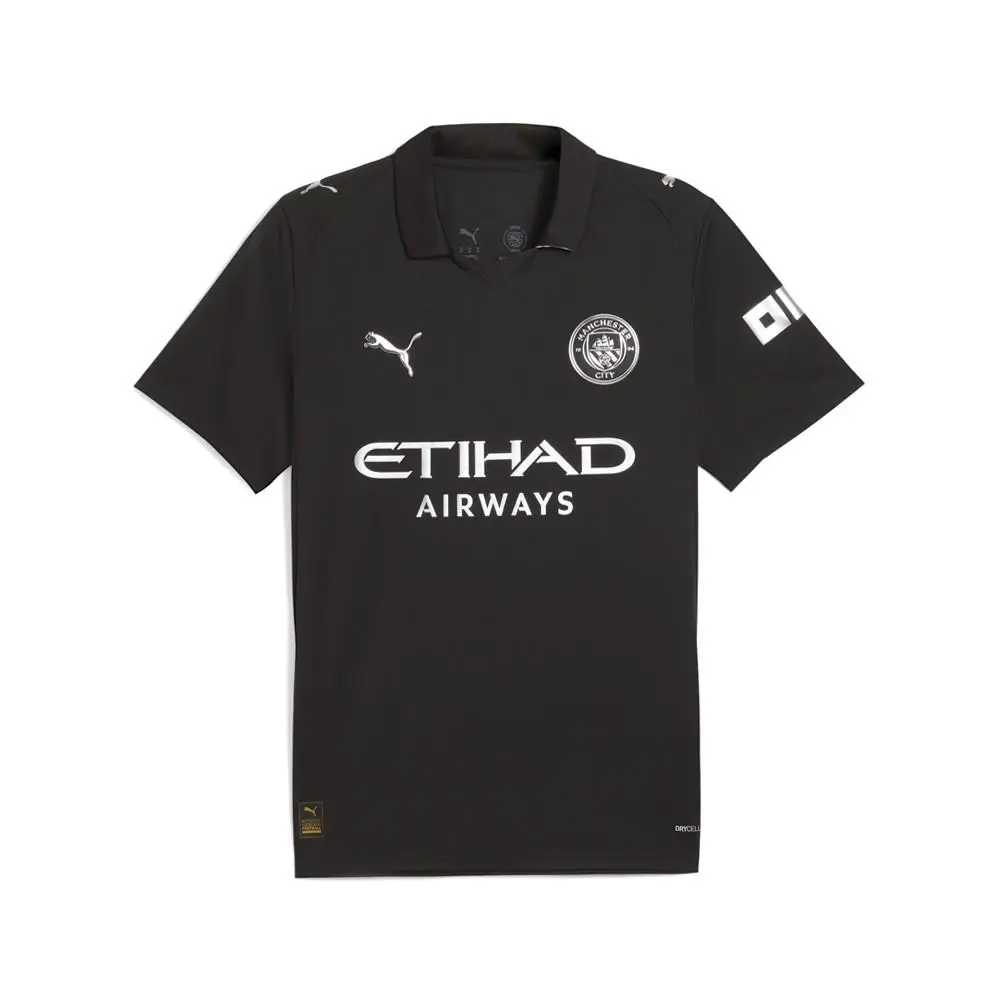 Puma clothing - PUMA Manchester City 2526 Away Replica Soccer Jersey - 78035002 - Black 3