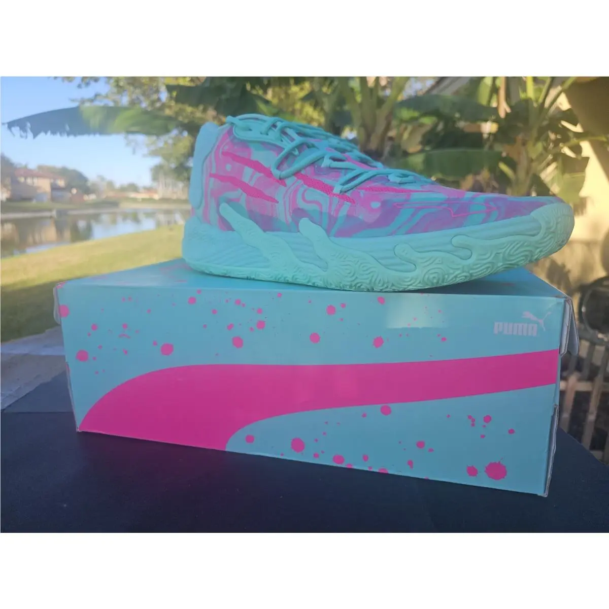 Puma shoes - Puma LaMelo Ball MB.03 Miami - 310511-01 - Blue 8